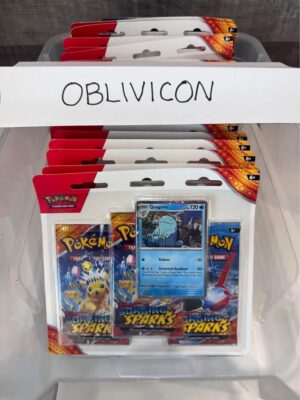 Pokemon Surging Sparks 3 Pack Blister